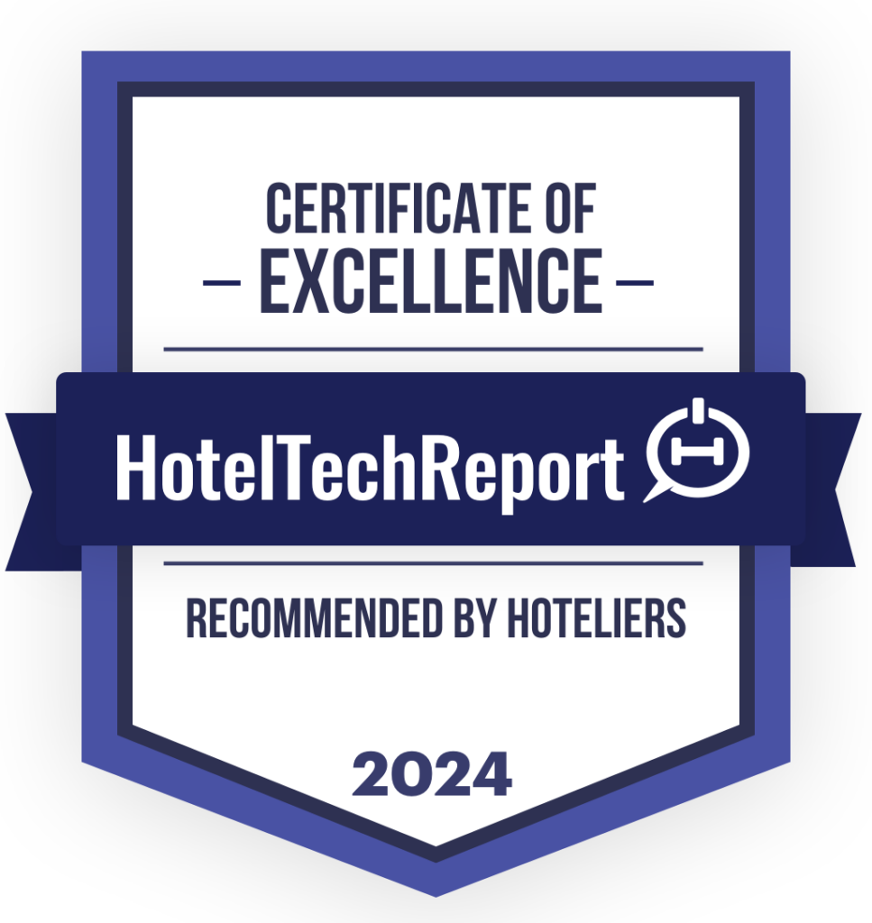 HotelTechReport — Certificate of Excellence